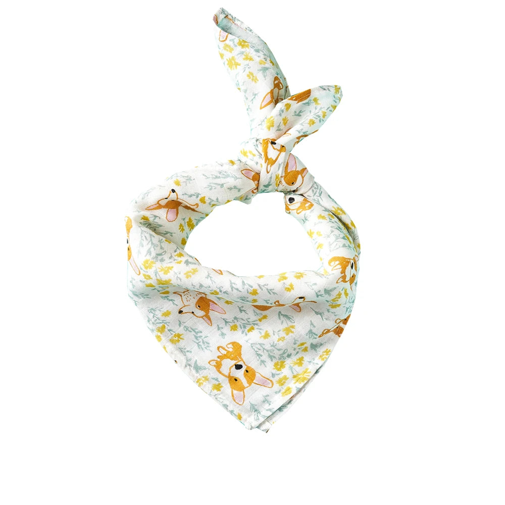 #My Soft Life# New 5Pcs Pack Multi-Functional Bamboo Cotton Newborn Muslin Bib Antibacterial Baby Burp Cloth Set