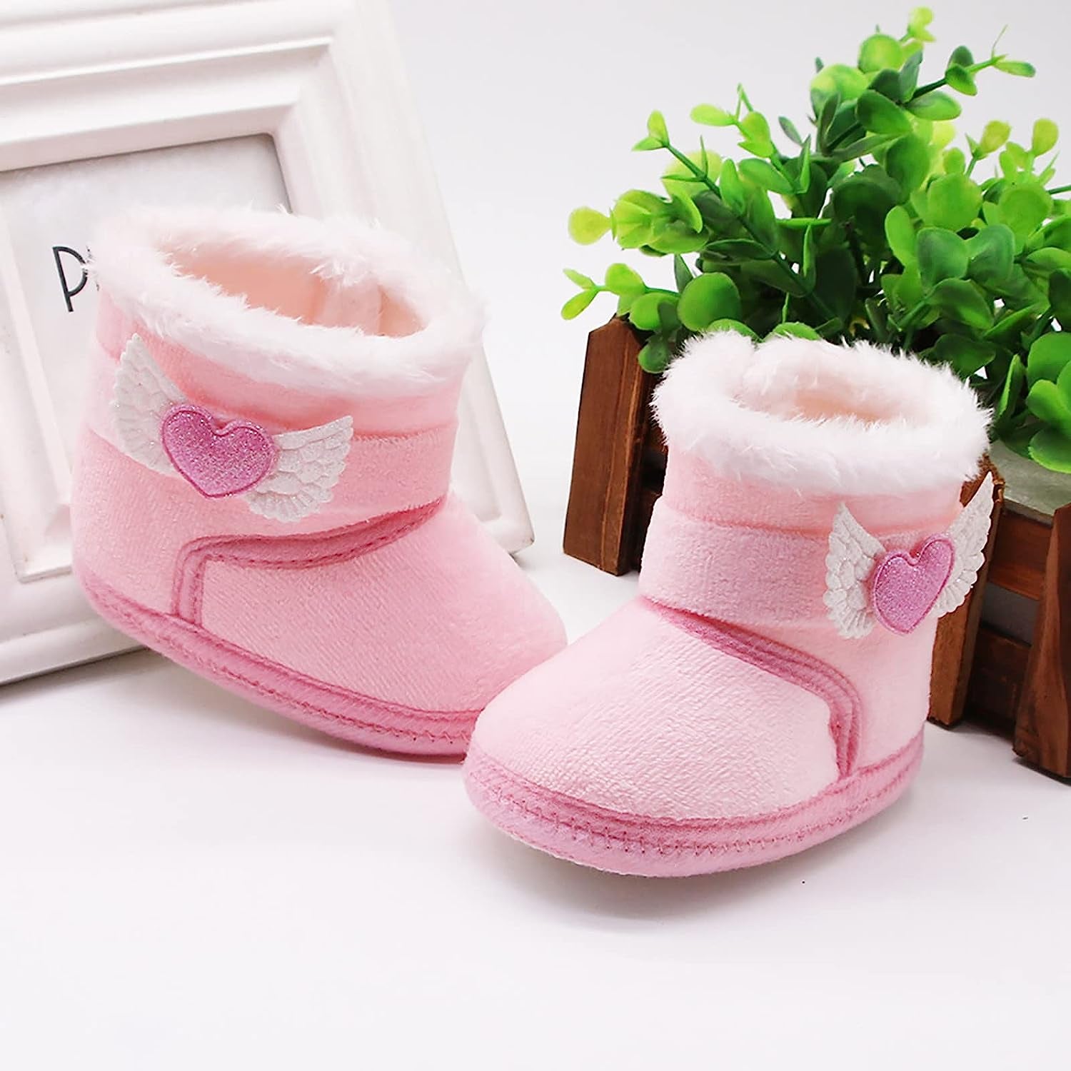 Infant Snow Boots Newborn Booties Toddler First Walkers Baby Girls Boys Crib Shoes Winter Warm Prewalker Non-Slip Footwear(Pink,9-12 Months)Alker Baby Girl Robe Toddler Girls 2T Socks Girl Toddler Bedroom Set Baby Winter Clothes Girl 2T Clothes for Girls