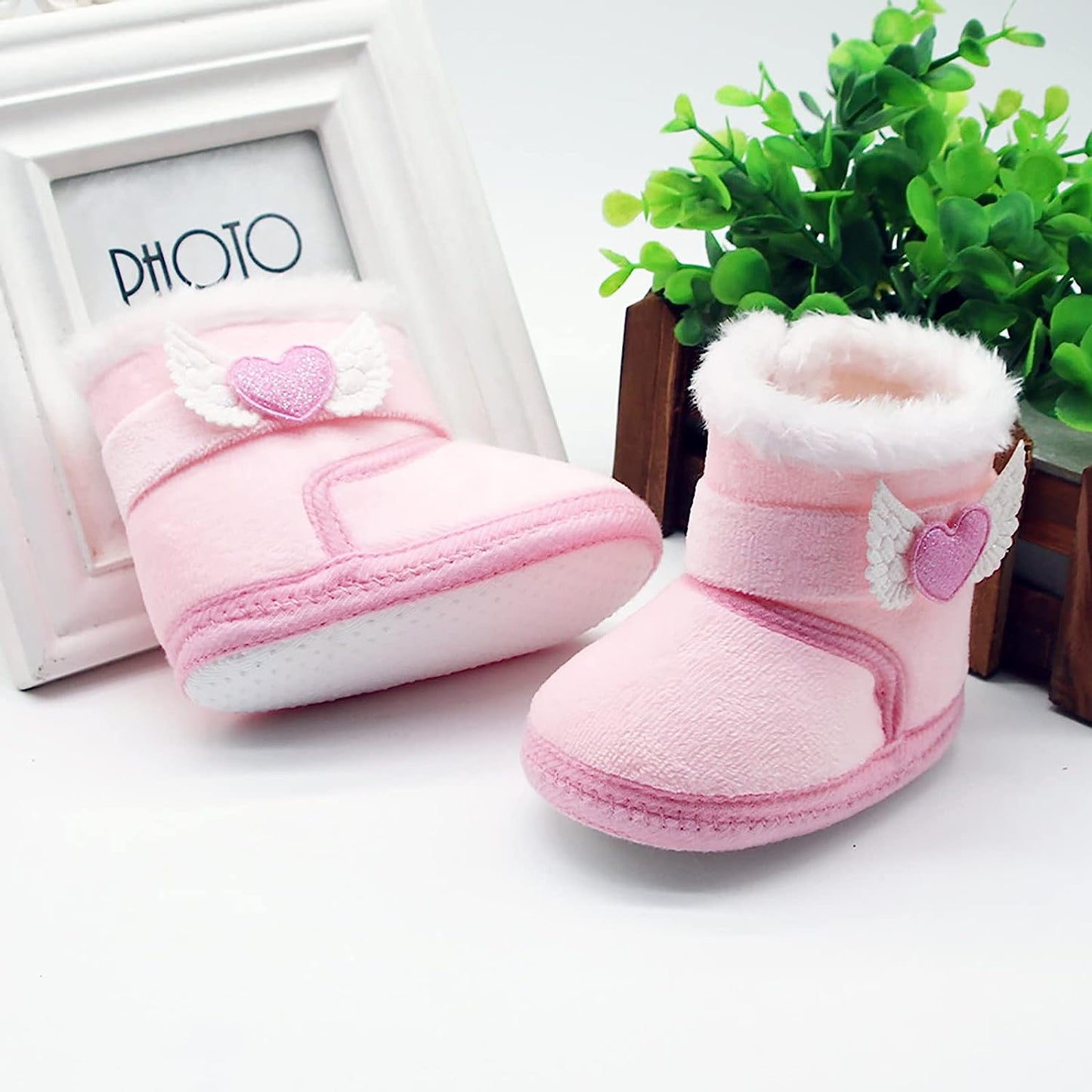 Infant Snow Boots Newborn Booties Toddler First Walkers Baby Girls Boys Crib Shoes Winter Warm Prewalker Non-Slip Footwear(Pink,9-12 Months)Alker Baby Girl Robe Toddler Girls 2T Socks Girl Toddler Bedroom Set Baby Winter Clothes Girl 2T Clothes for Girls