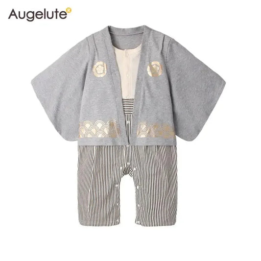Kimono Newborn Baby Boys Girls Clothes Japanese Style Kids Rompers Pajamas Robes Bathrobe Uniform Clothes Infants Costume Y533