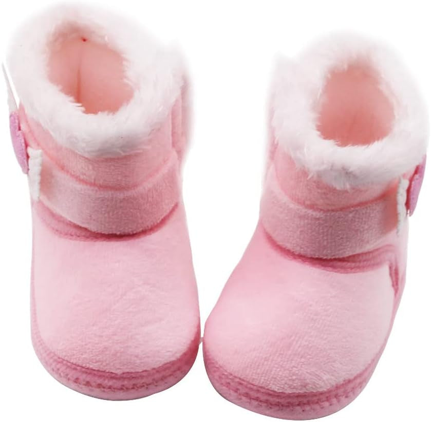 Infant Snow Boots Newborn Booties Toddler First Walkers Baby Girls Boys Crib Shoes Winter Warm Prewalker Non-Slip Footwear(Pink,9-12 Months)Alker Baby Girl Robe Toddler Girls 2T Socks Girl Toddler Bedroom Set Baby Winter Clothes Girl 2T Clothes for Girls