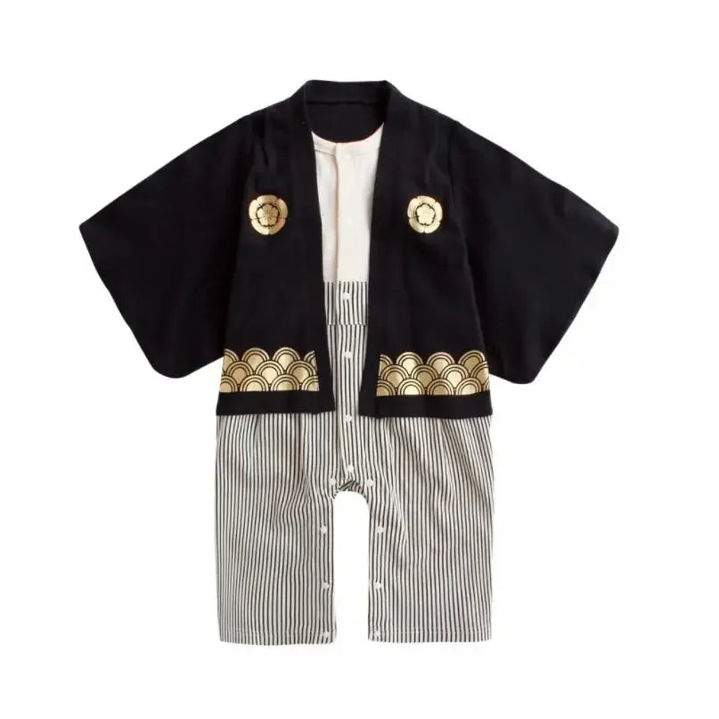 Kimono Newborn Baby Boys Girls Clothes Japanese Style Kids Rompers Pajamas Robes Bathrobe Uniform Clothes Infants Costume Y533