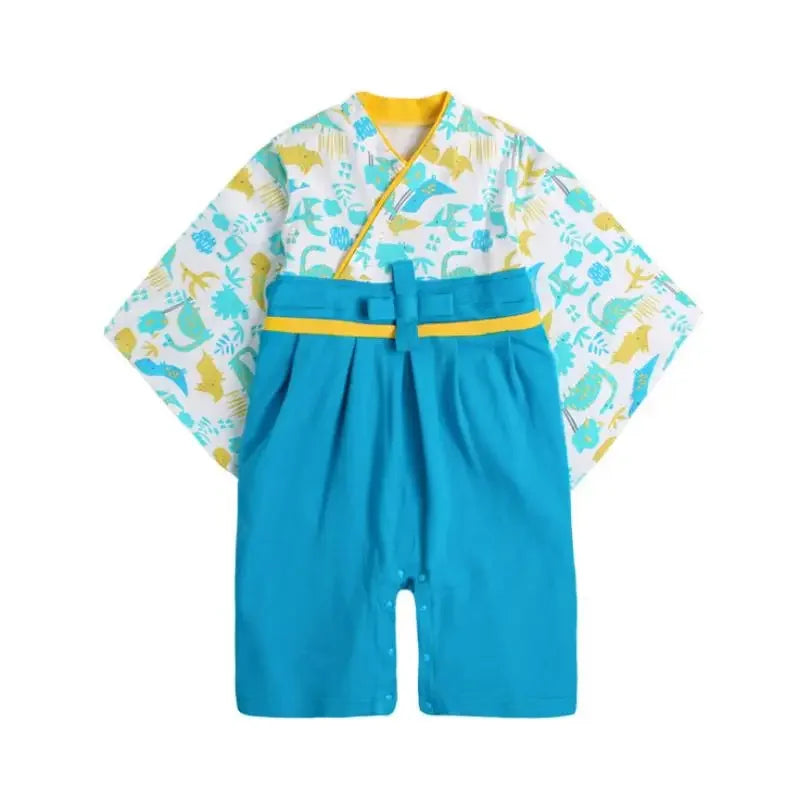 Kimono Newborn Baby Boys Girls Clothes Japanese Style Kids Rompers Pajamas Robes Bathrobe Uniform Clothes Infants Costume Y533